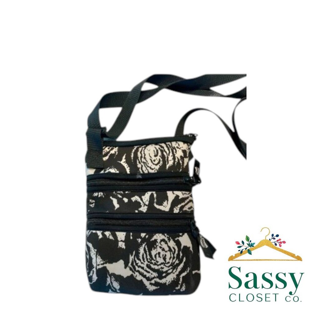 Floral Crossbody – Lightweight, 3 Compartments, NWOT